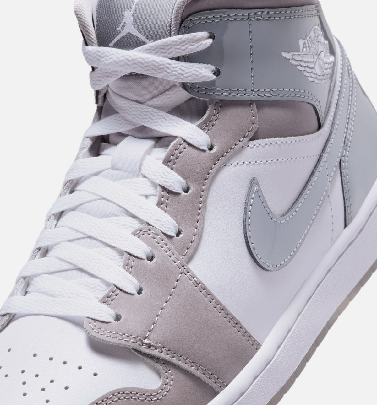 Air Jordan 1 Mid SE Cool Grey 男款生活方式鞋 - Cool Grey/Medium Grey