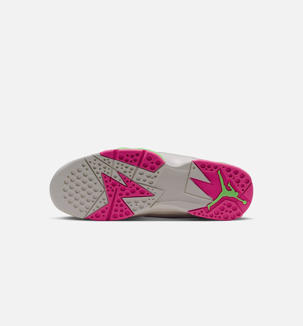 Air Jordan 7 Retro Tennis Day Men's Lifestyle Shoes - Phantom/Lime Blast/Pink Blast/Anthracite