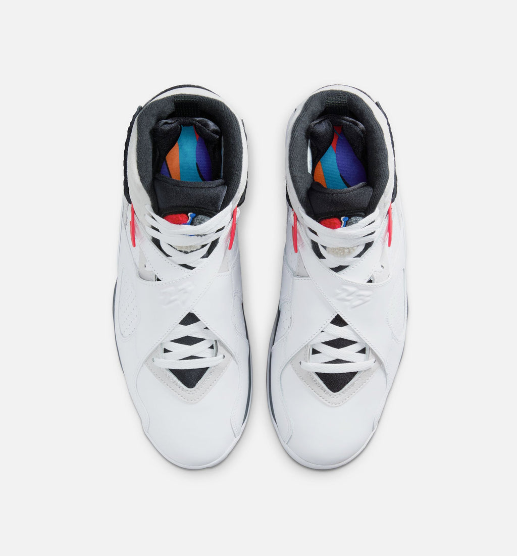 Air Jordan 8 Retro White And True Red 男款生活方式鞋 - White/Black/True Red