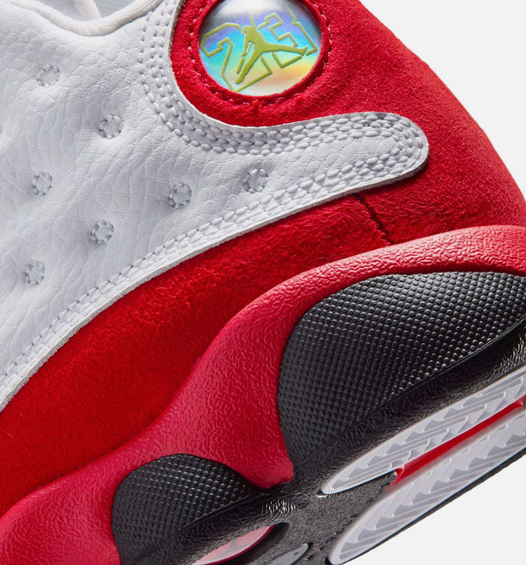 Air Jordan 13 Retro Preschool Shoes - White/Black/True Red