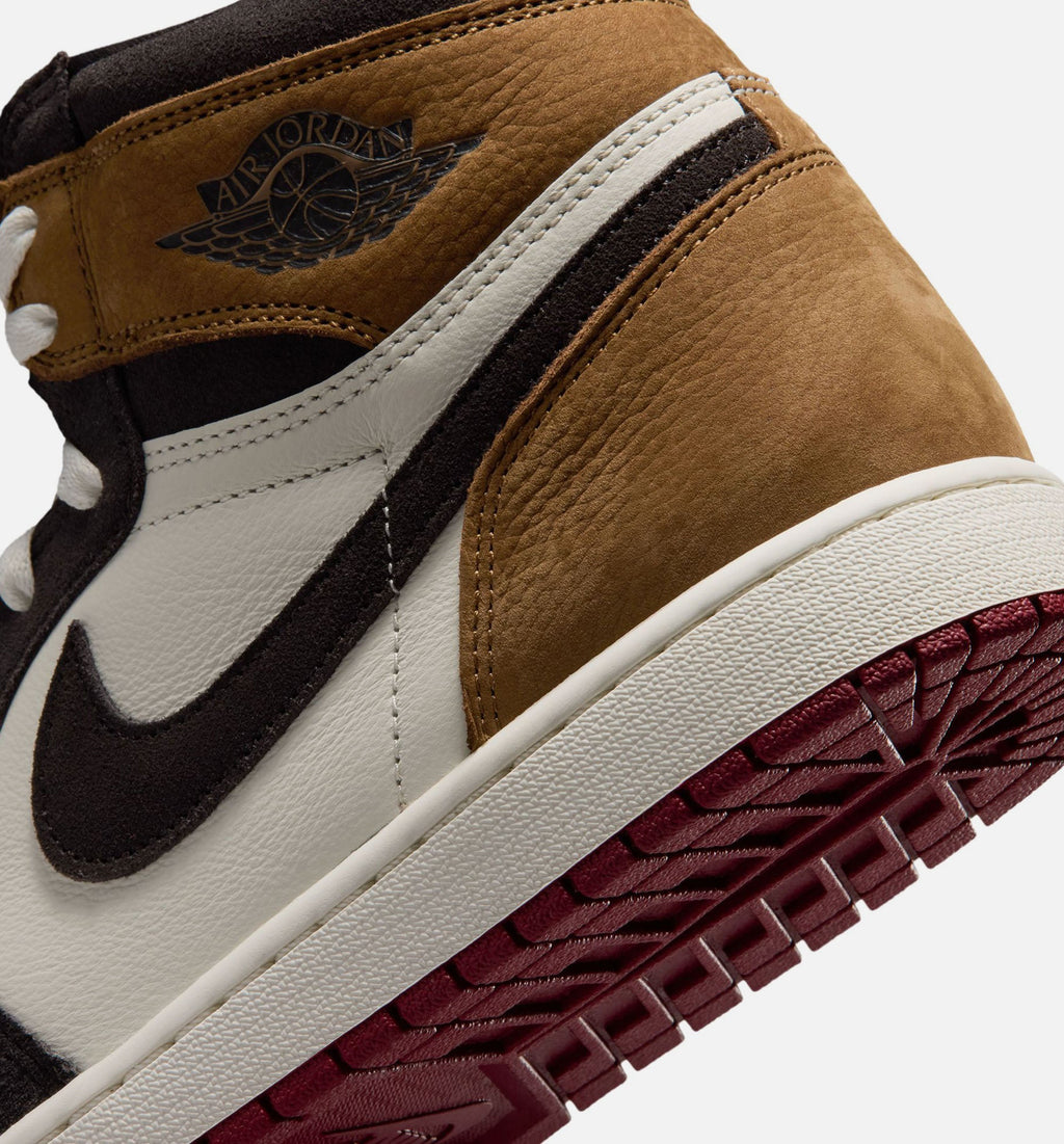 Air Jordan 1 Retro High OG Love Letter 男款生活方式鞋 - Shadow Brown/Team Red/Light British Tan