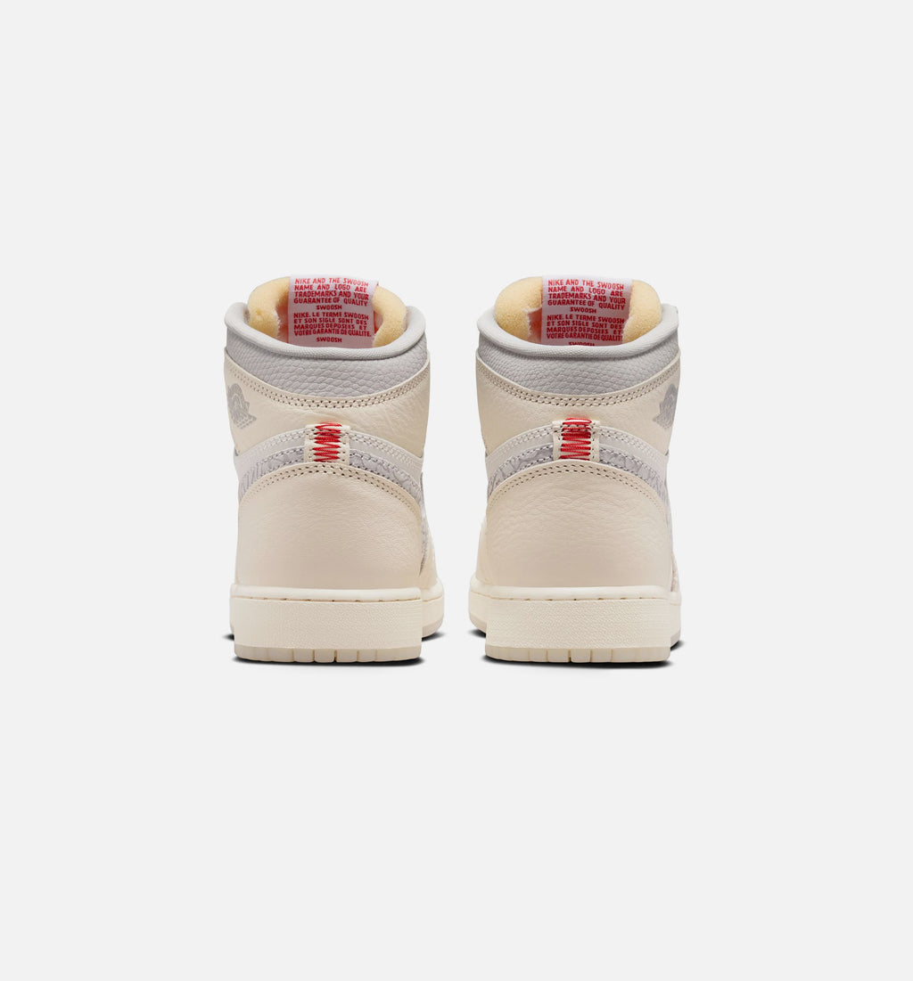 Air Jordan 1 Retro High OG Sail Grade School 生活方式鞋 - Sail/University Red/Pale Ivory/Coconut Milk