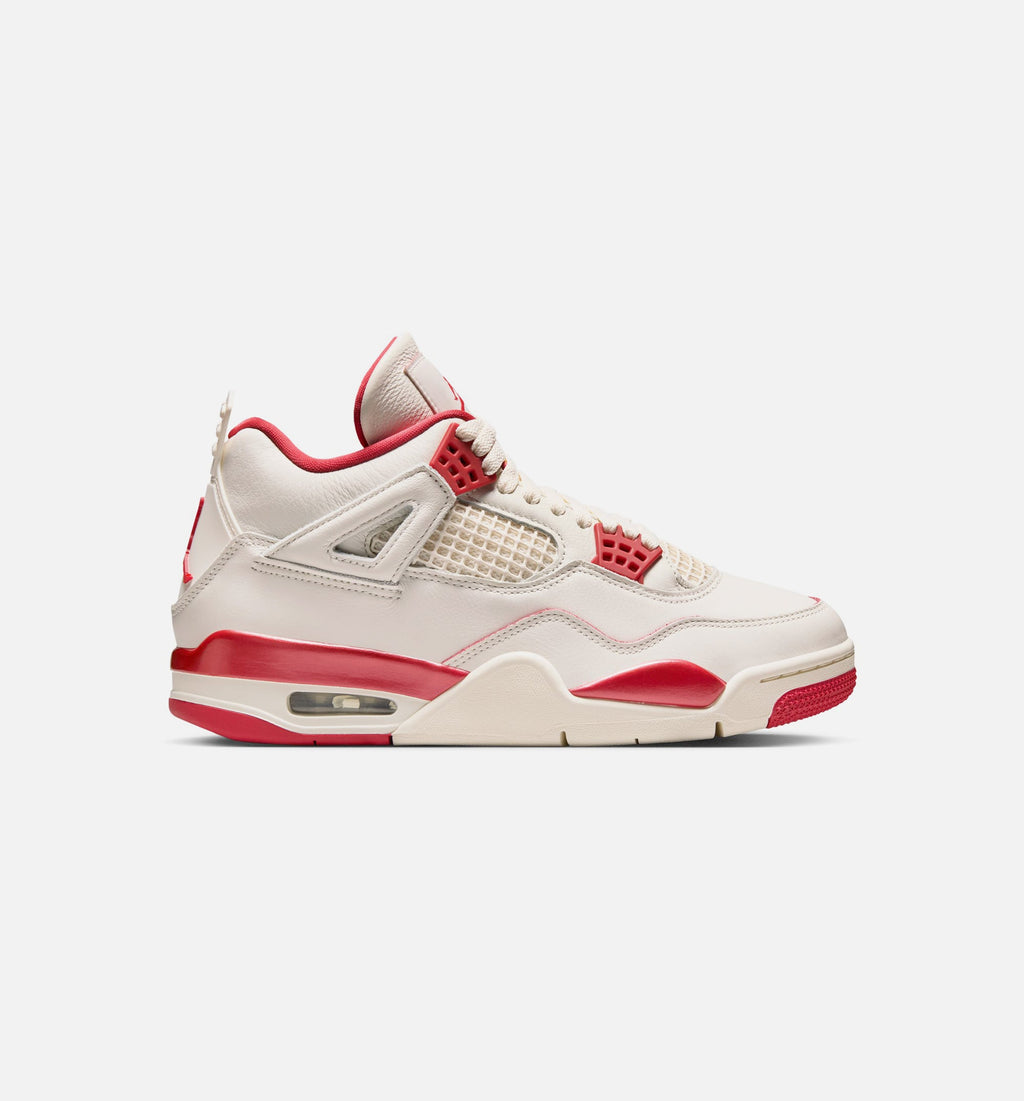 Air Jordan 4 Retro Valentines Day 女款生活方式鞋 - Pale Ivory/Sierra Red/Tough Red