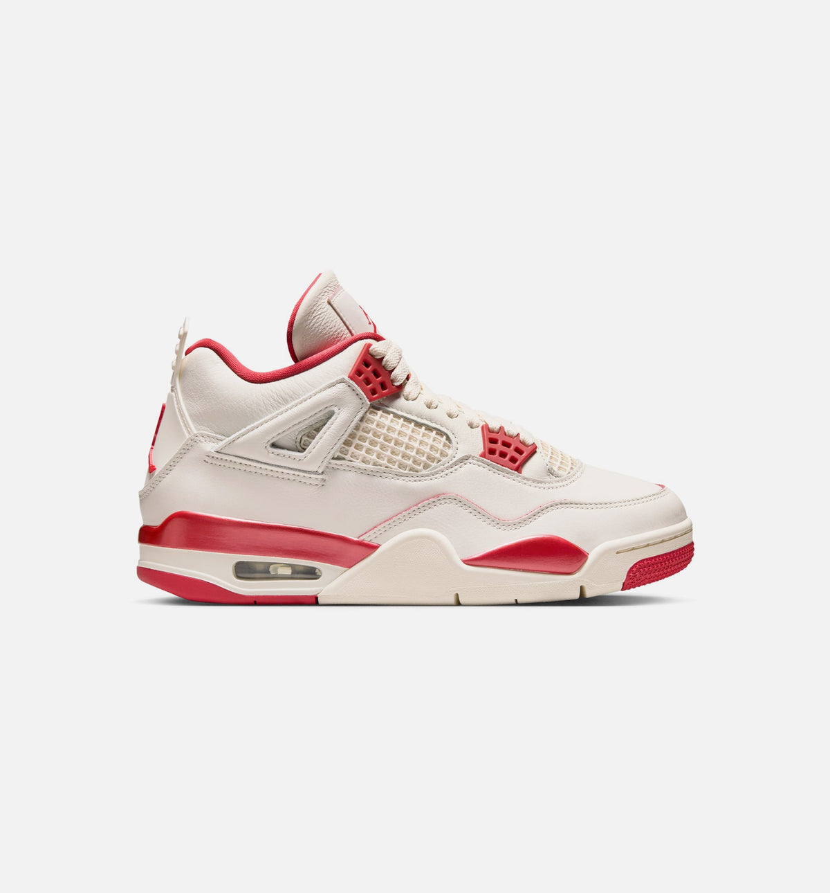 Air Jordan 4 Retro Valentines Day 女款生活方式鞋 - Pale Ivory/Sierra Red/Tough Red