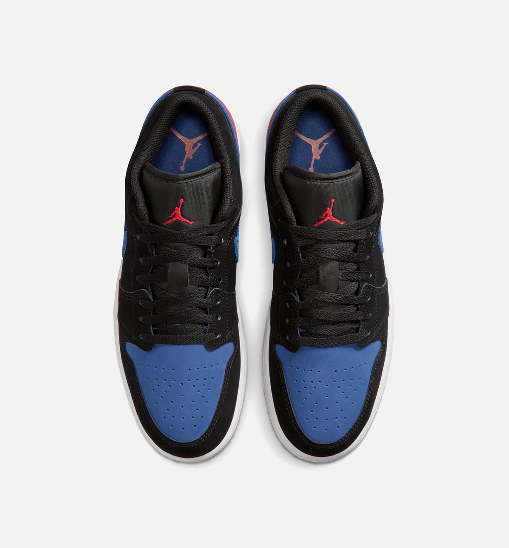 Air Jordan 1 Low 男款生活方式鞋 - Black/Summit White/True Blue/Varsity Red