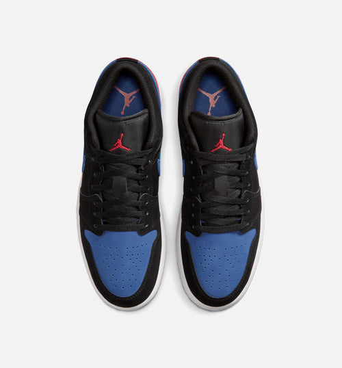 Air Jordan 1 Low 男款生活方式鞋 - Black/Summit White/True Blue/Varsity Red