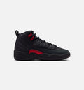 Air Jordan 12 Retro Bloodline Grade School 生活方式鞋 - Black/Varsity Red