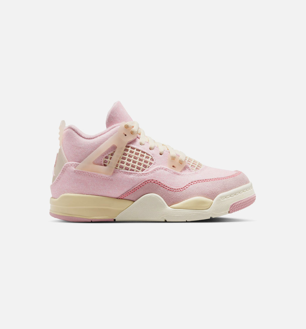 Air Jordan 4 Retro Pink Pearl And Iced Carmine 学前児童生活方式鞋 - Pearl Pink/Iced Carmine/Coconut Milk