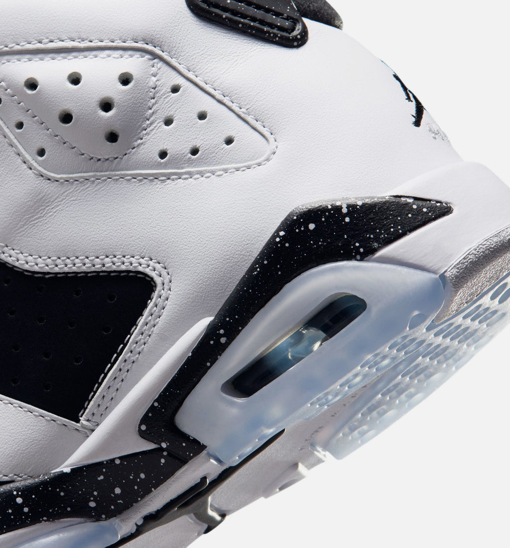 Air Jordan 6 Retro Black And White Grade School 生活方式鞋 - Black/White