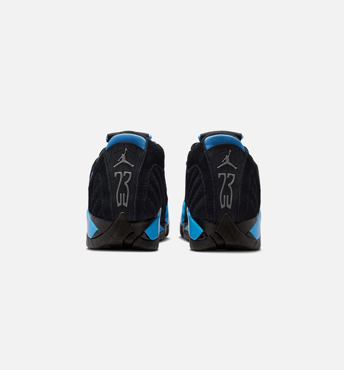 Air Jordan 14 Retro Black University Blue Grade School 生活方式鞋 - Black/White/University Blue