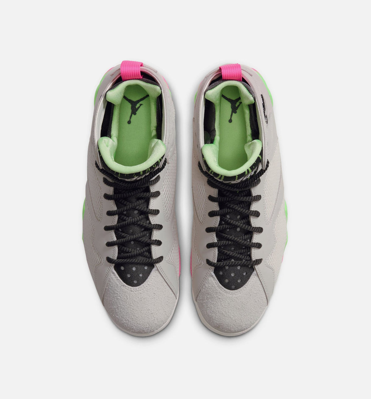 Air Jordan 7 Retro Tennis Day Men's Lifestyle Shoes - Phantom/Lime Blast/Pink Blast/Anthracite