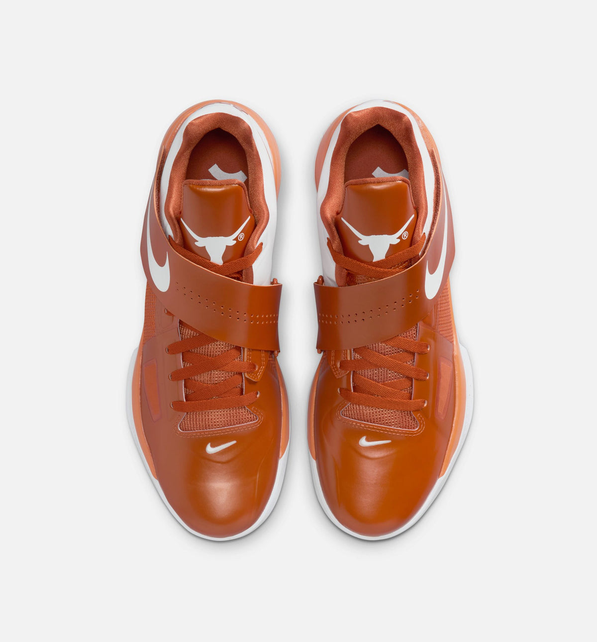 Zoom KD 4 Texas Longhorns 男款生活方式鞋 - Desert Orange/White
