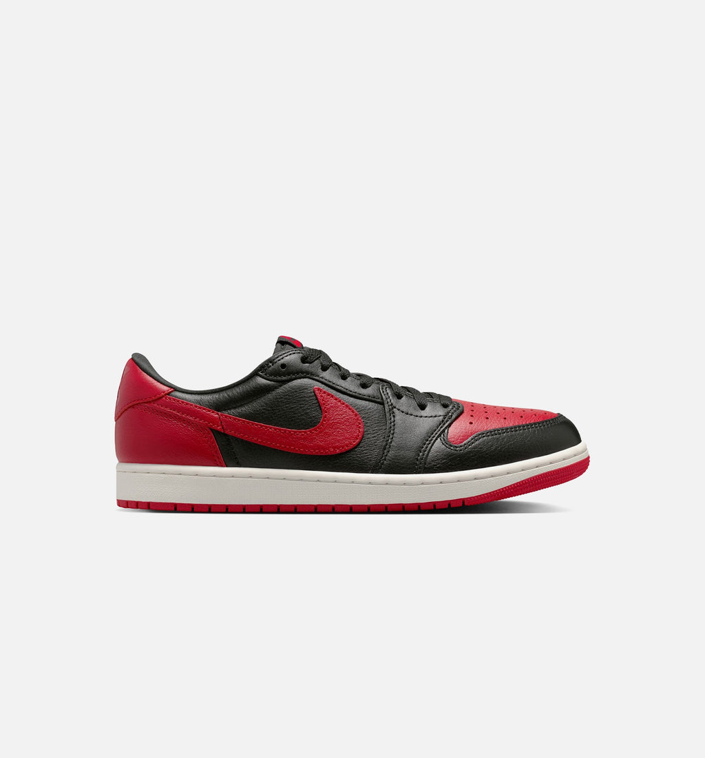Air Jordan 1 Retro Low OG Banned 男款生活方式鞋 - Black/Varsity Red/Summit White