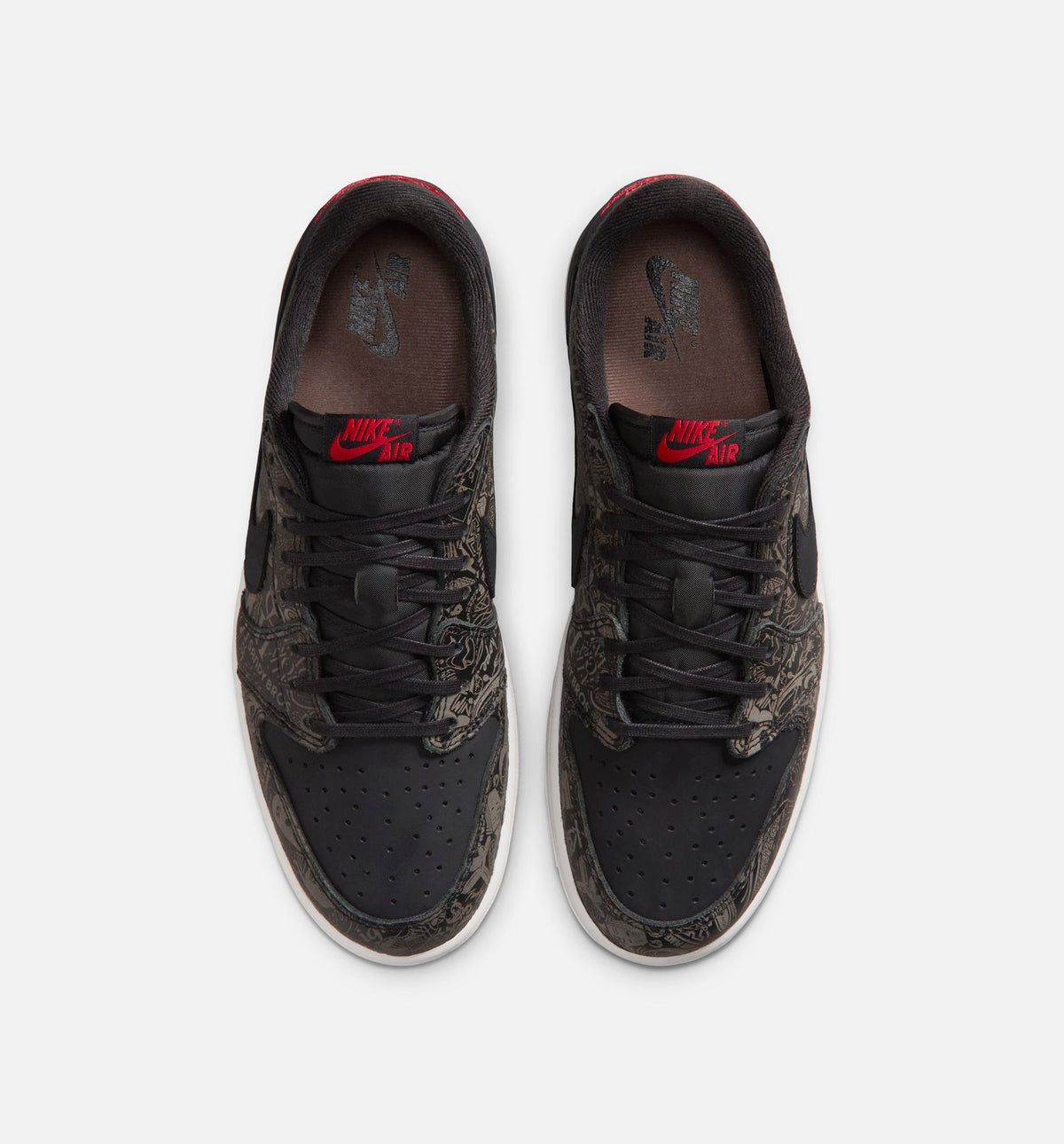Air Jordan 1 Retro Low OG Laser Black And Varsity Red 男款生活方式鞋 - Black/Varsity Red/Summit White