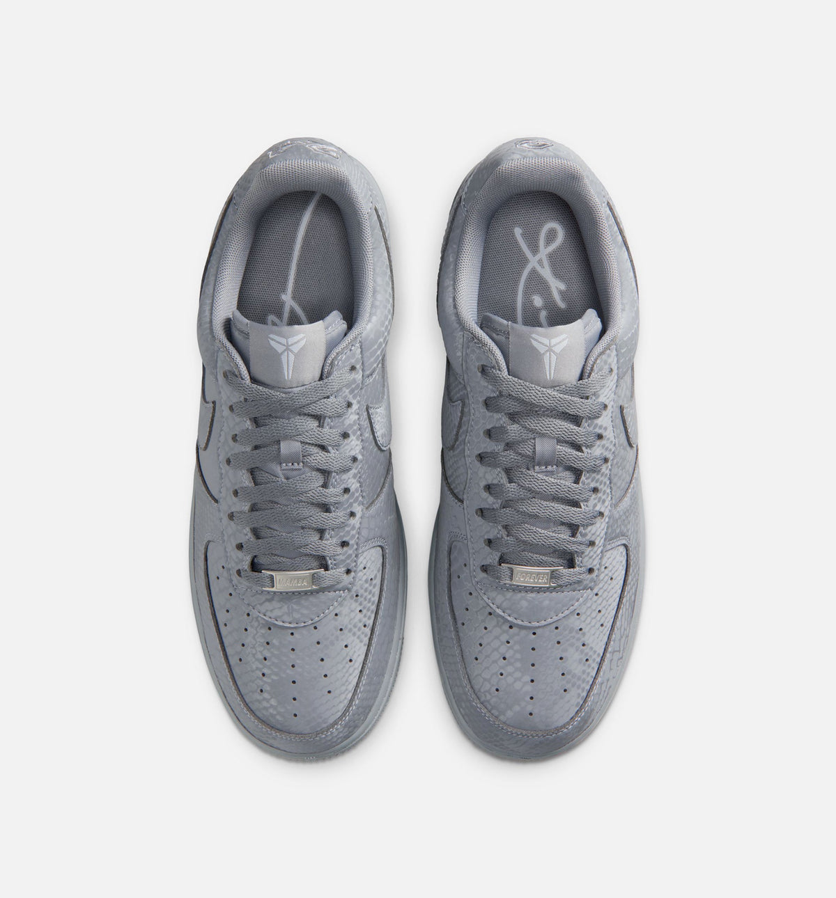 Kobe Air Force 1 Low Men's Lifestyle Shoes - Cool Grey/Wolf Grey