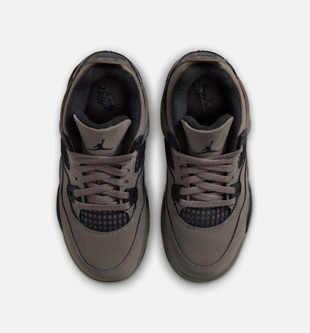 Air Jordan 4 Retro Cave Stone And Black 学前児童生活方式鞋 - Cave Stone/Black/Moon Particle