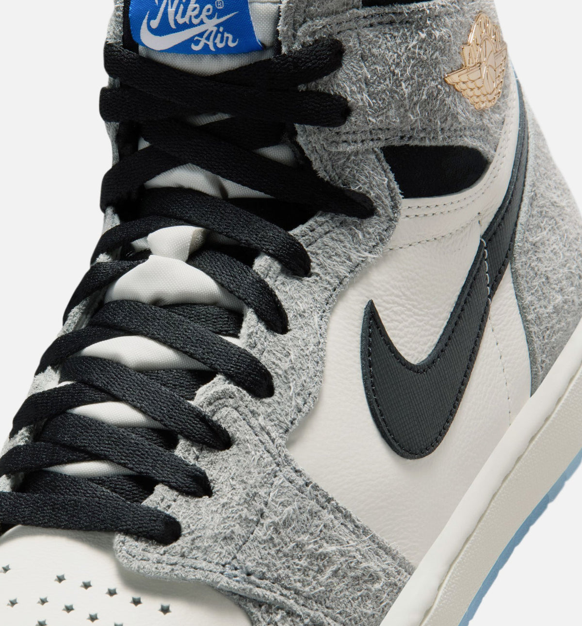 Air Jordan 1 Retro High OG Cool Grey 男款生活方式鞋 - Cool Grey/Black/Game Royal/Sail