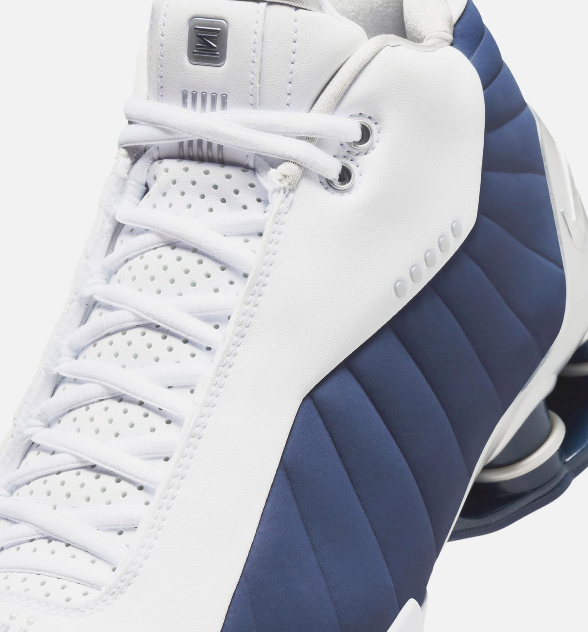 Shox BB4 Olympic Men's Lifestyle Shoes - White/Midnight Navy/Metallic Silver