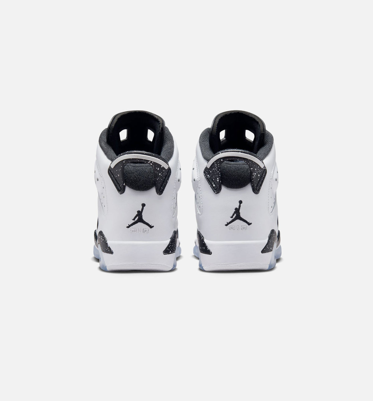Air Jordan 6 Retro Black And White Grade School 生活方式鞋 - Black/White