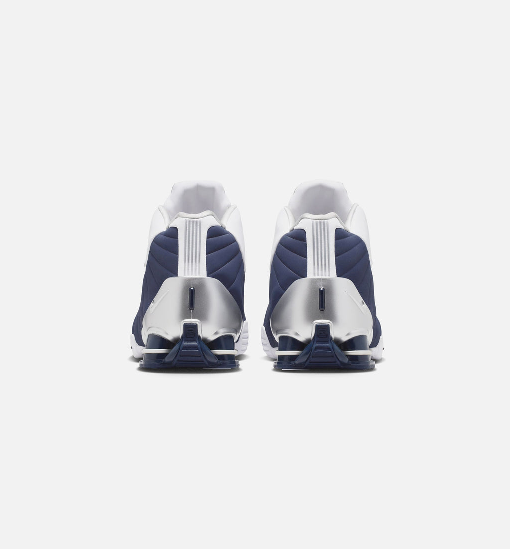 Shox BB4 Olympic Men's Lifestyle Shoes - White/Midnight Navy/Metallic Silver
