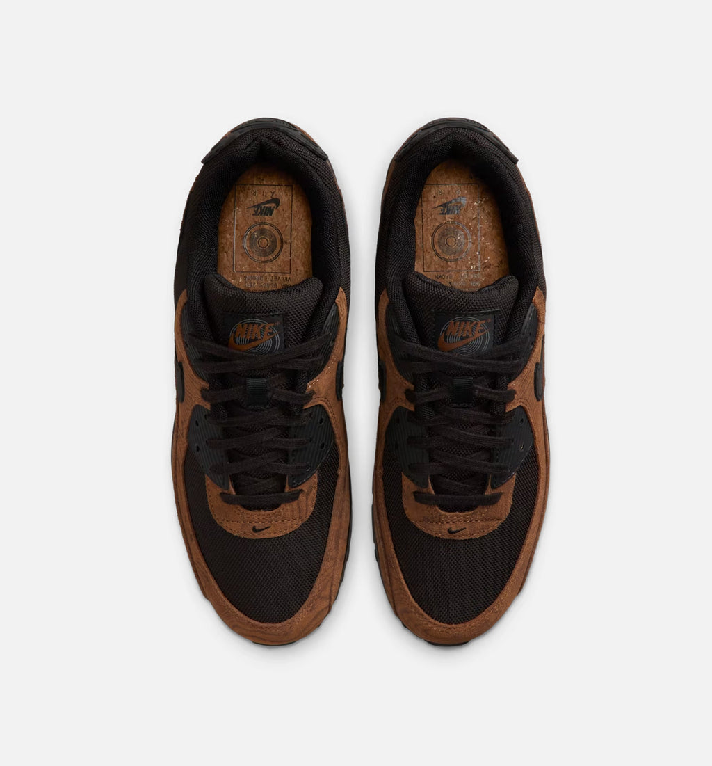 Air Max 90 Premium Men's Lifestyle Shoes - Light British Tan/Velvet Brown/Black