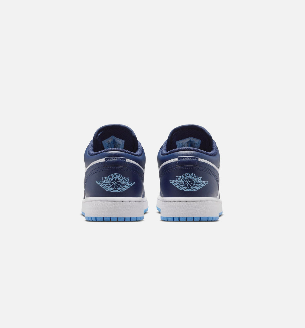 Air Jordan 1 Low Grade School Lifestyle Shoe - Midnight NavyUniversity BlueWhite