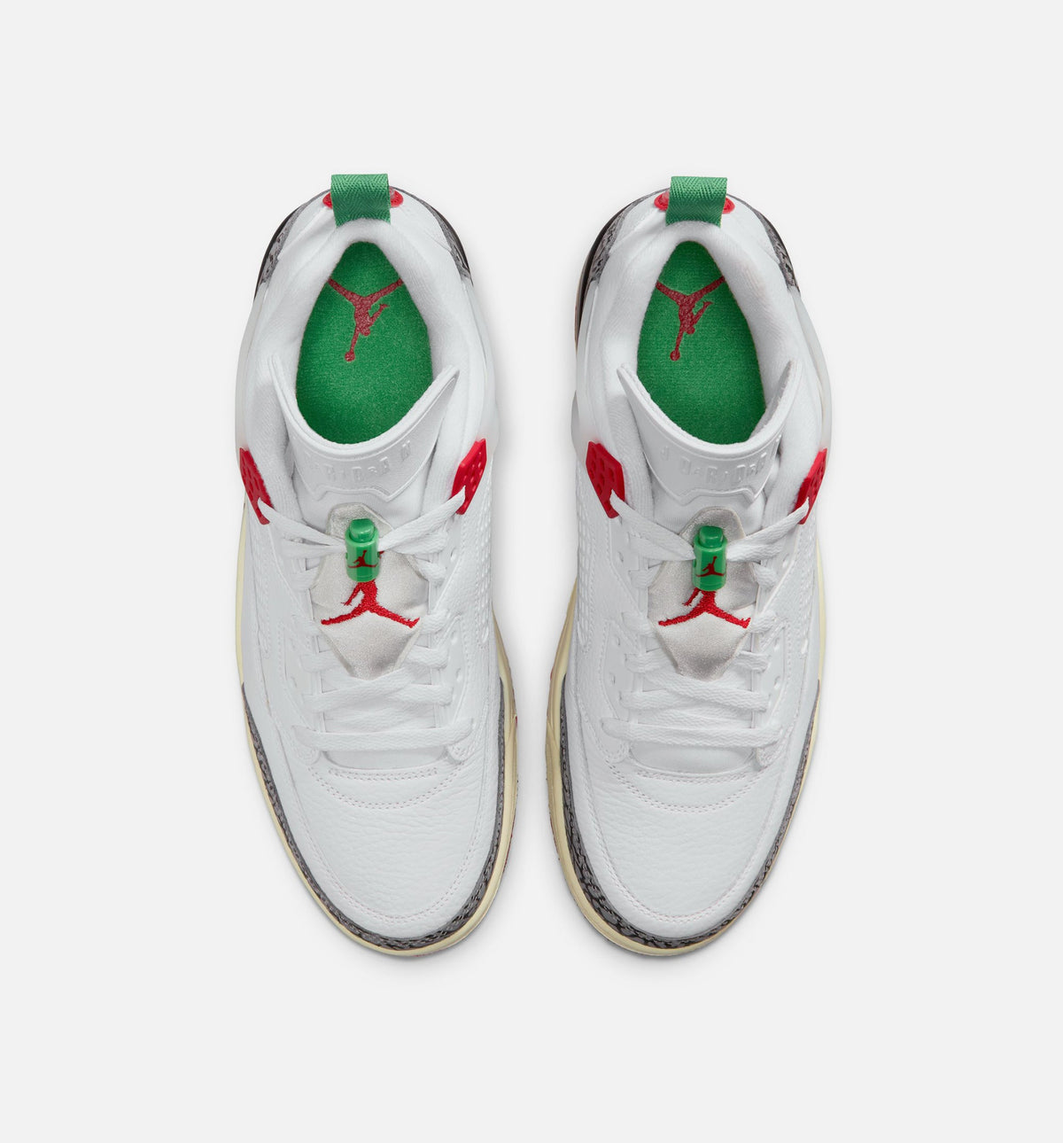 Spizike Low 男款生活方式鞋 - White/Black/Sail/Varsity Red