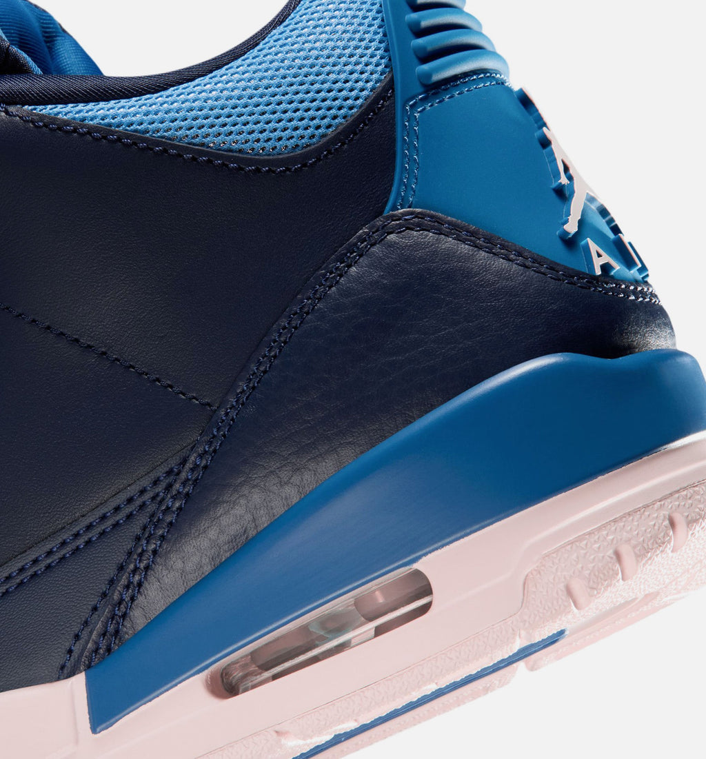 Air Jordan 3 Retro Sport Renaissance 女款生活方式鞋 - Obsidian/Chalk/Track Red