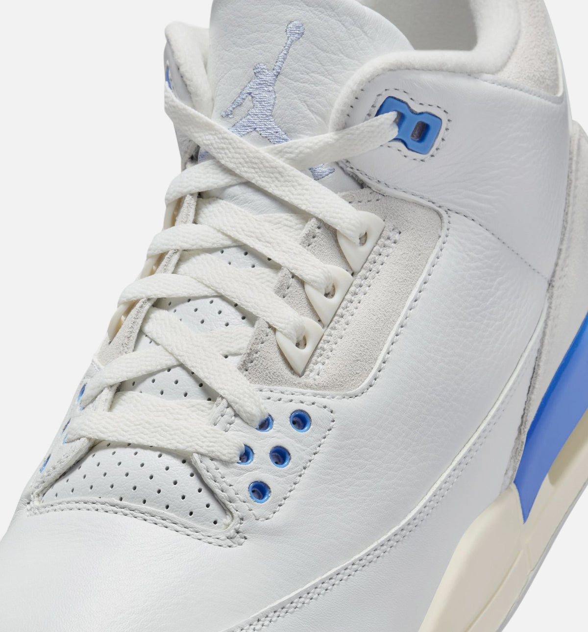 Air Jordan 3 Retro Lucky Shorts 男款生活方式鞋 - Summit White/Hydrogen Blue/Legend Blue