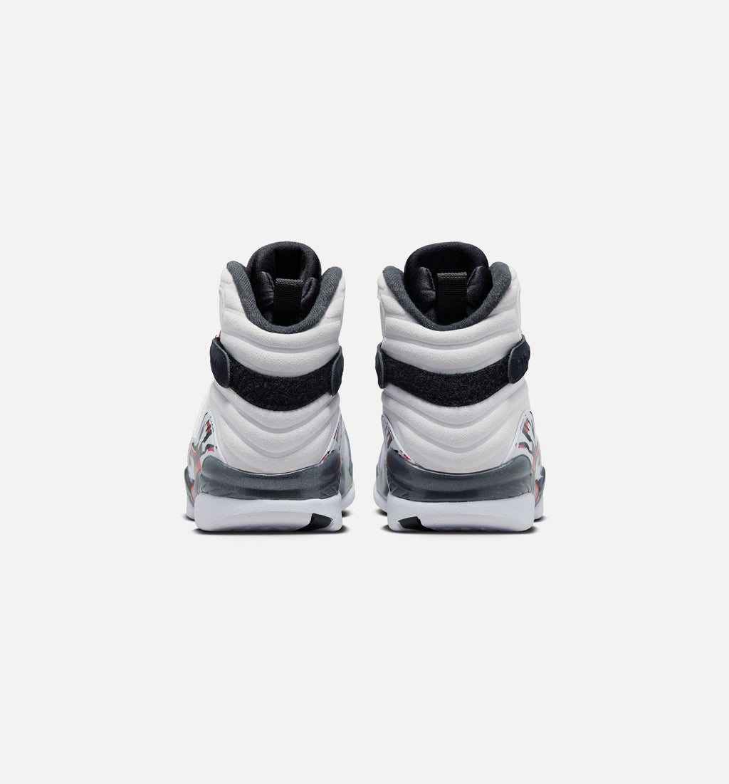 Air Jordan 8 Retro White And True Red 男款生活方式鞋 - White/Black/True Red