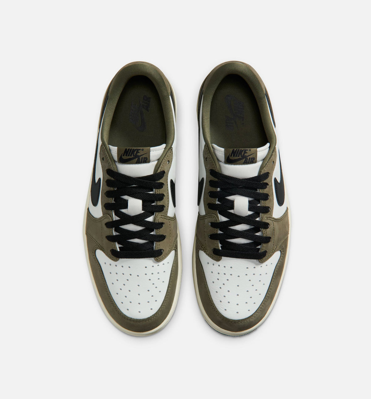 Air Jordan 1 Low OG 男款生活方式鞋 - Medium Olive/Black/Summit White/Sail