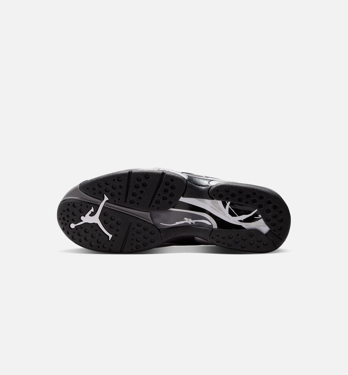 Air Jordan 8 Retro Chrome Black And Light Graphite 男款生活方式鞋 - Black/White/Light Graphite