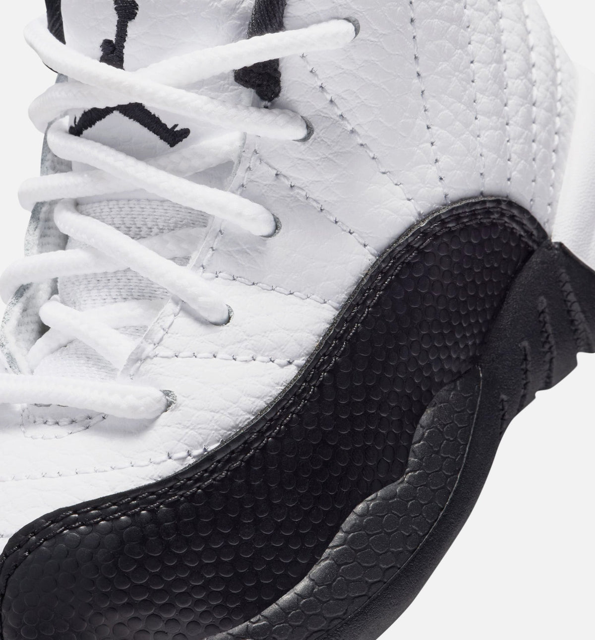 Air Jordan 12 Retro Taxi 婴幼尺码生活方式鞋 - White/Black/Taxi