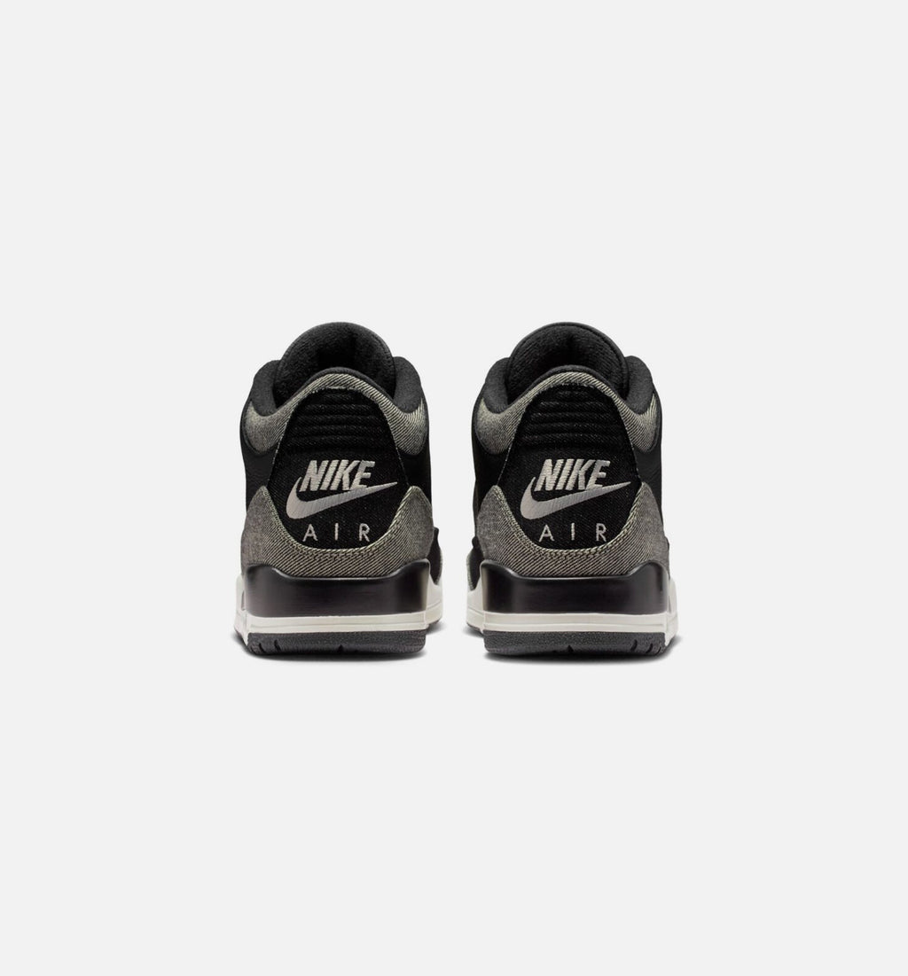 Air Jordan 3 x Levi's Black and White 男款生活方式鞋 - Denim/Black/Gym Red