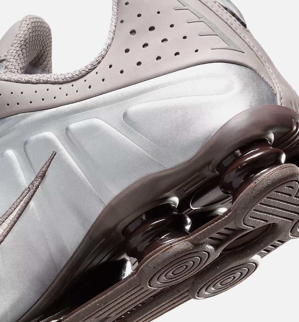 Shox R4 Men's Lifestyle Shoes - Cave Stone/College Grey/Baroque Brown