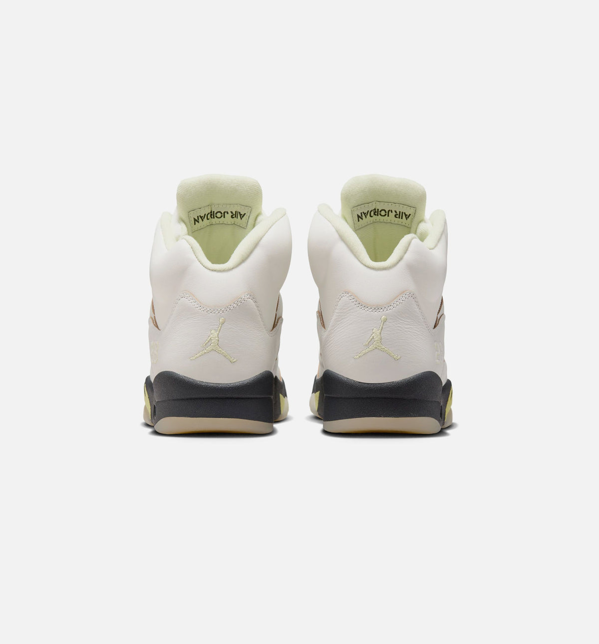 Air Jordan 5 Retro Women's Lifestyle Shoes - Sail/Luminous Green/Anthracite