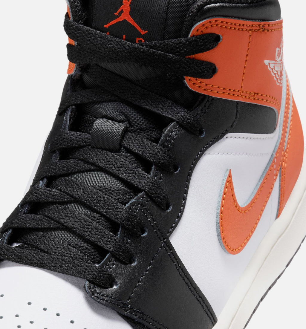 Air Jordan 1 Mid 男款生活方式鞋 - Starfish/White/Sail/Black