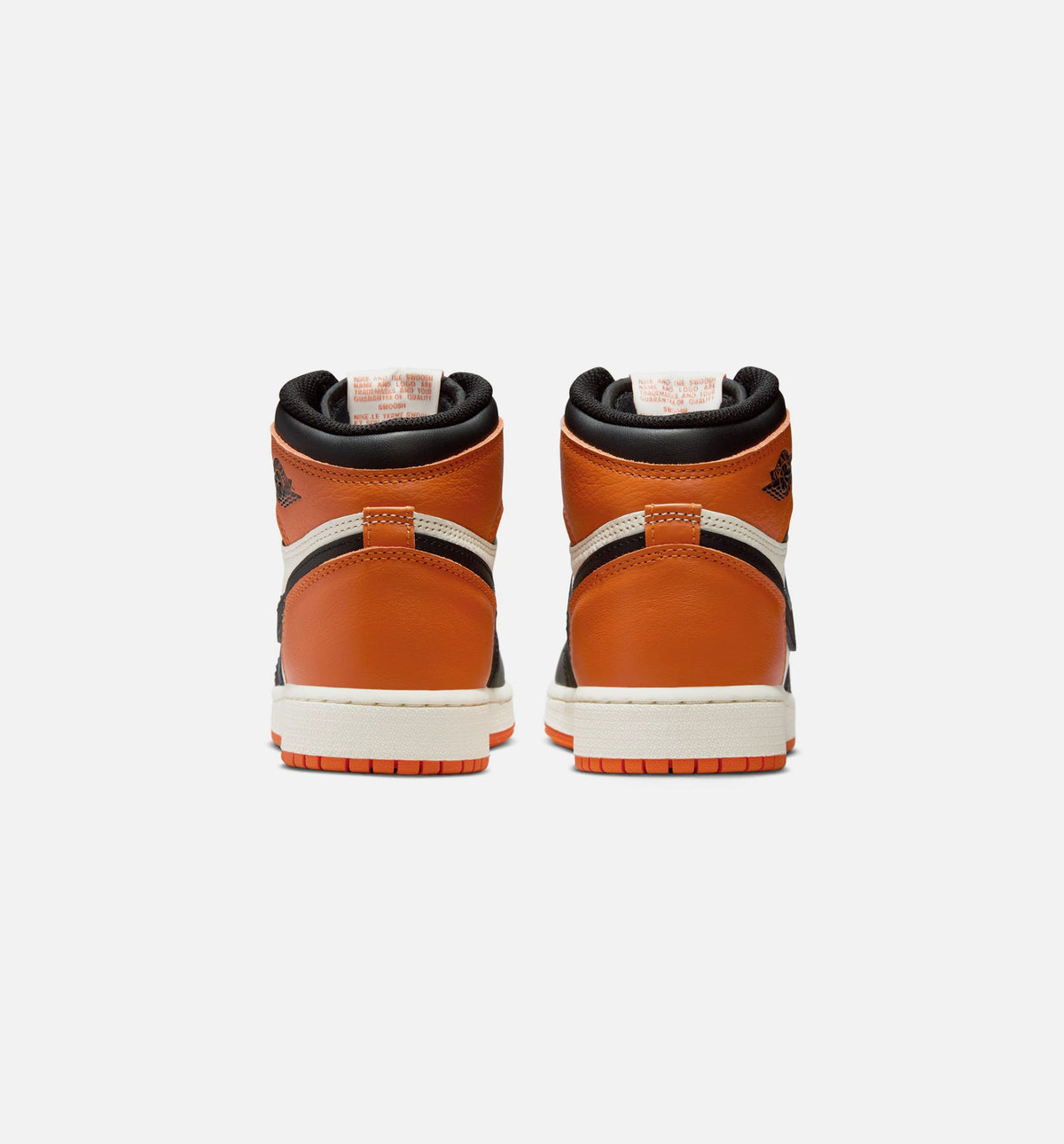 Air Jordan 1 Retro High OG Shattered Backboard Grade School 生活方式鞋 - Black/Sail/Starfish
