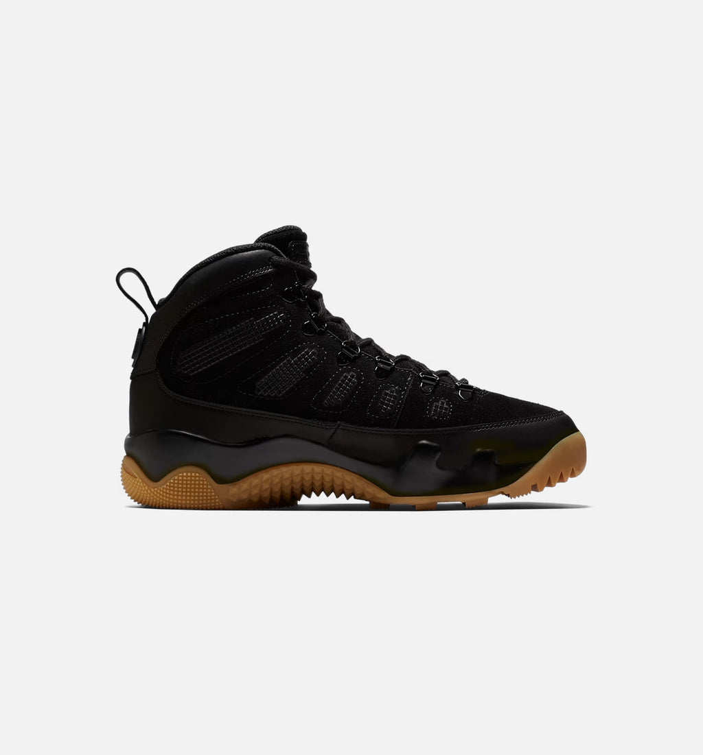 Air Jordan 9 Retro 男款生活方式靴 - Black/Black/Gum Light Brown