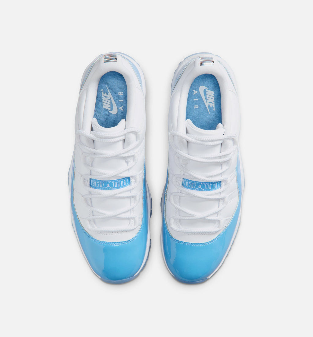 Air Jordan 11 Retro Low University Blue 男款生活方式鞋 - White/University Blue/Black