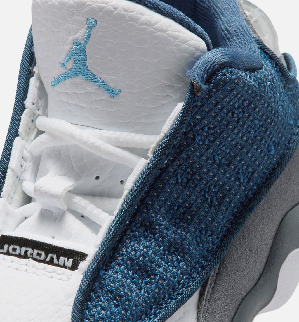 Air Jordan 13 Retro Navy And Flint Grey 婴幼尺码生活方式鞋 - Navy/University Blue/Flint Grey/White