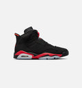 Air Jordan 6 Retro Infrared Salesman 男款生活方式鞋 - Black/Light Crimson