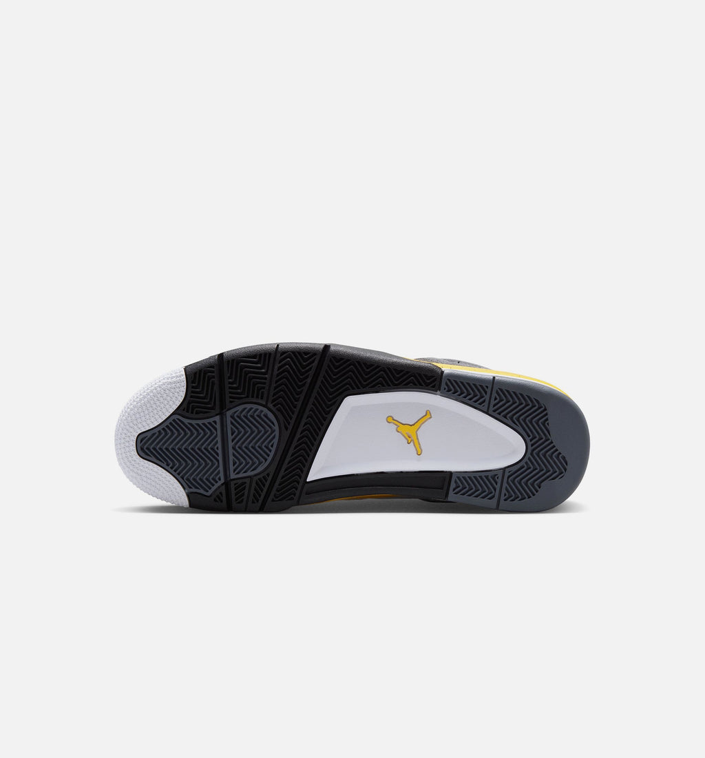 Air Jordan 4 Retro Rare Air Tour Yellow 男款生活方式鞋 - White/Dark Blue Grey/Black/Tour Yellow