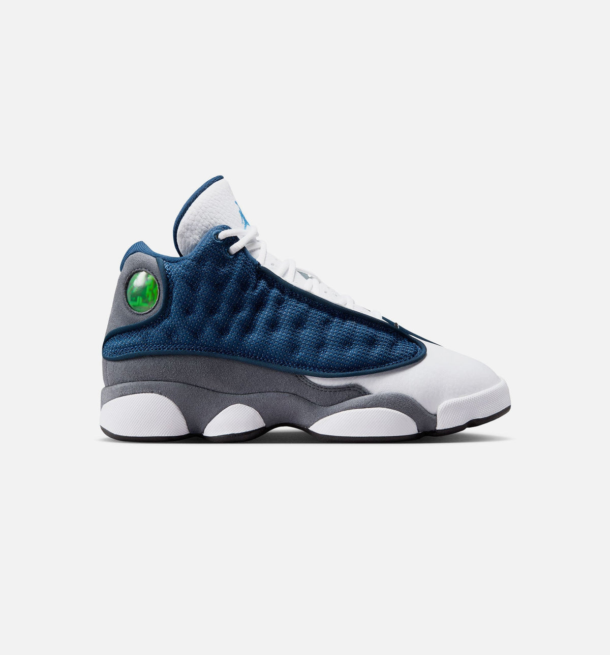 Air Jordan 13 Retro Navy And Flint Grey Grade School 生活方式鞋 - Navy/University Blue/Flint Grey/White