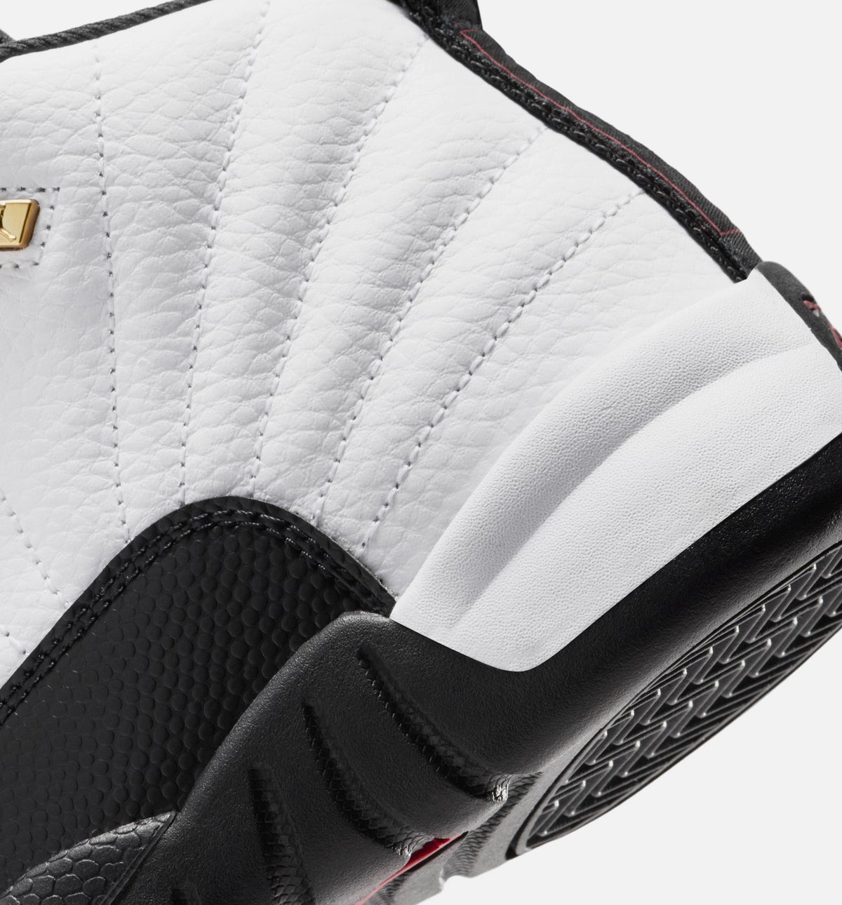 Air Jordan 12 Retro Taxi 学前児童生活方式鞋 - White/Black/Taxi
