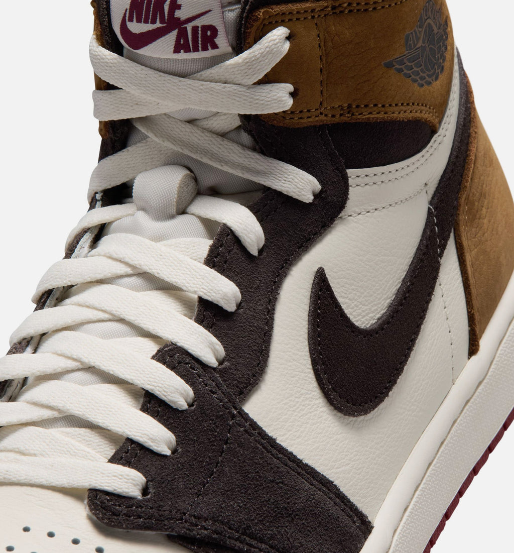Air Jordan 1 Retro High OG Love Letter 男款生活方式鞋 - Shadow Brown/Team Red/Light British Tan