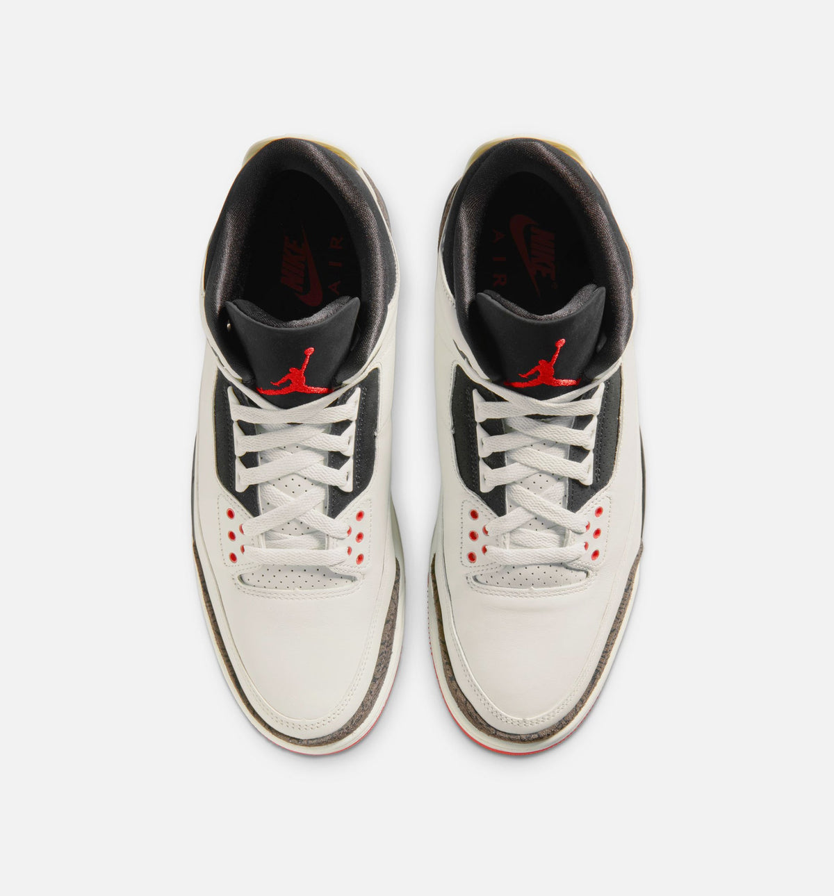 Air Jordan 3 Retro Sail And University Red 男款生活方式鞋 - Sail/Black/University Red/Pale Ivory