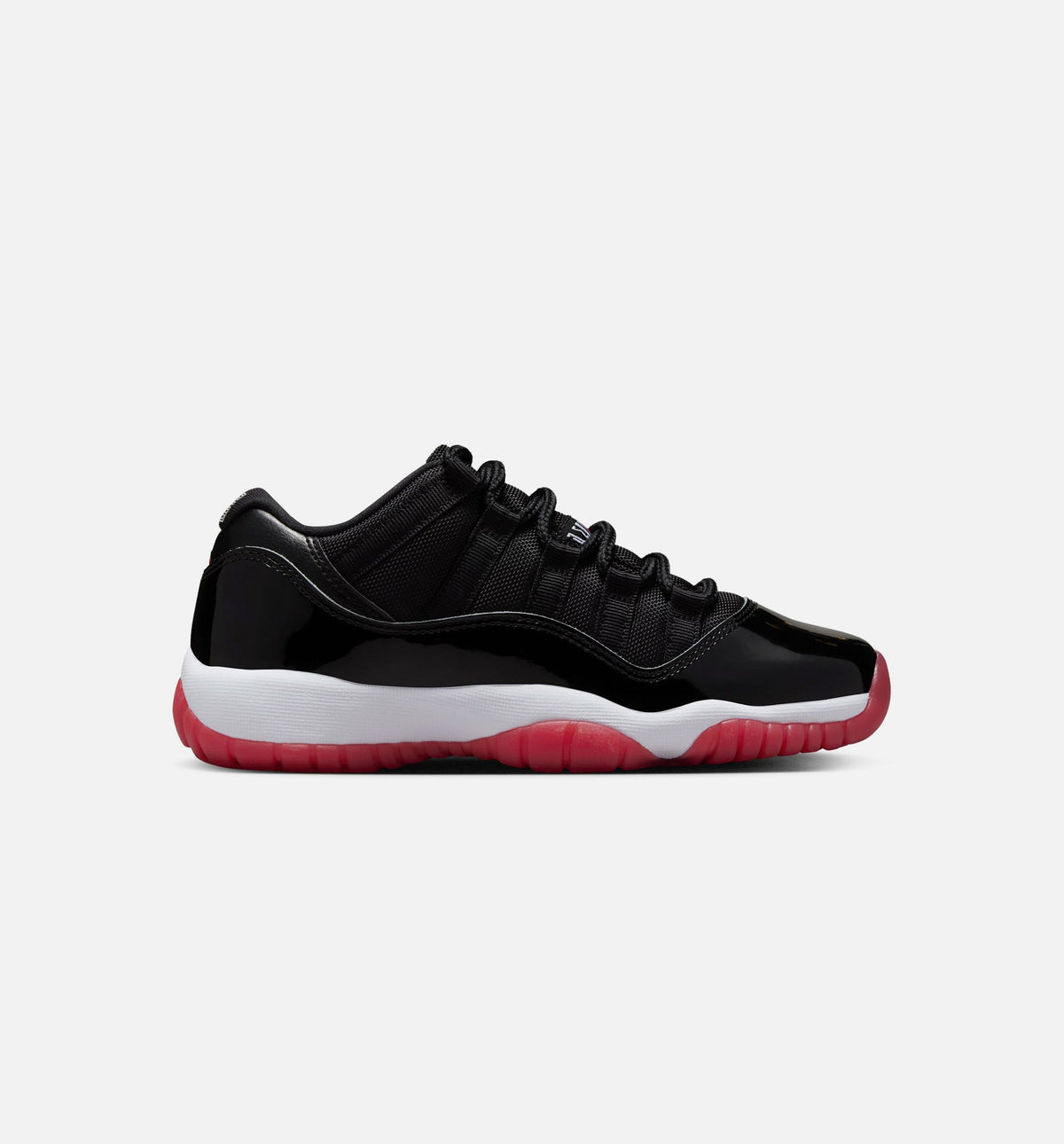 Air Jordan 11 Retro Bred Grade School 生活方式鞋 - Black/Varsity Red/White