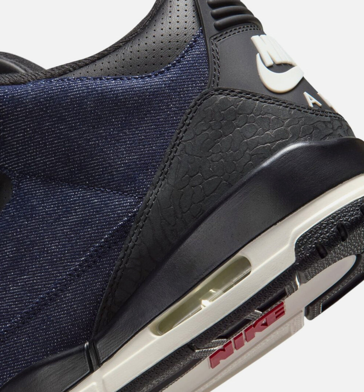 Air Jordan 3 x Levi's Men's Lifestyle Shoes - Denim/Black/Sail
