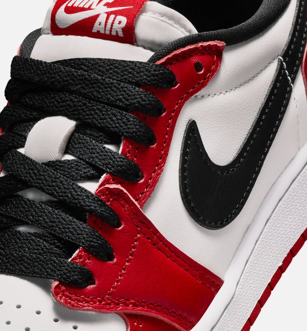 Air Jordan 1 Retro Low OG Chicago Grade School 生活方式鞋 - Varsity Red/Black/Summit White